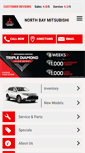 Mobile Screenshot of northbaymitsubishi.ca